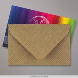 62x94 mm Brown Ribbed Envelope
