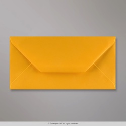 110x220 mm (DL) Goudgeel Envelop