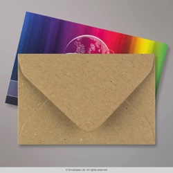 62x94 mm Fleck Kraft Envelope