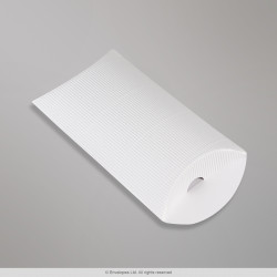 162x114+30 mm (C6) Witte pillowbox van golfkarton