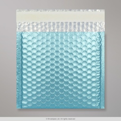 165x165 mm Blauw Metalen Mat Bubbel Tasje