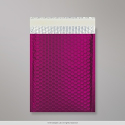 324x230 mm (C4) Burgundy Metallische Mattierte Luftpolster - Versandtasche