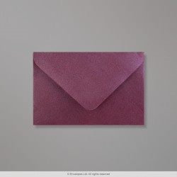 62x94 mm Aubergine parelmoer-envelop