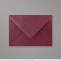 82x113 mm (C7) Aubergine parelmoer-envelop