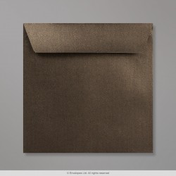 155x155 mm Bronskleurige parelmoer-envelop