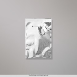 162x114 mm (C6) Silber Glänzend Folien-Briefumschlag