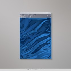 324x229 mm (C4) Blau Glänzend Folien-Briefumschlag