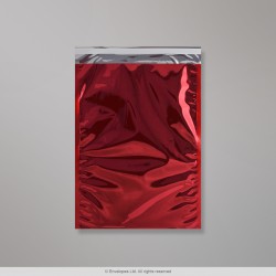 324x229 mm (C4) Rot Glänzend Folien-Briefumschlag