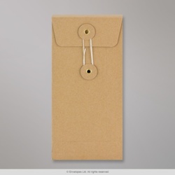 220x110x25 mm Geer Manilla Envelop met Japanse Sluiting