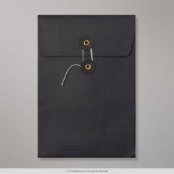 229x162x25 mm Zwart Geer Envelop&nbsp;met Japanse Sluiting