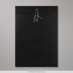 324x229 mm (C4) Zwart Envelop met Japanse Sluiting