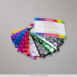 Boblekonvolut metallic farvede glans