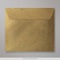 130x130mm Champagnegrøn Tekstureret Kuvert | Galleri: 1