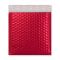 165x165 mm Rød Metallisk Bobletaske | Galleri: 1