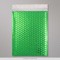 250x180 mm Grøn Metallisk Bobletaske | Galleri: 1