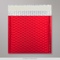 165x165 mm Rød Metallisk Mat Bobletaske | Galleri: 1