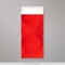 220x110 mm (DL) Rood mat folie-enveloppen