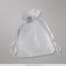 90x70 mm Silver Grey Organza Bag | Galleria: 1