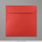 155x155mm Kardinalrød Pearlescent Kuvert | Galleri: 1