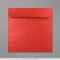 170x170mm Kardinalrød Pearlescent Kuvert | Galleri: 2