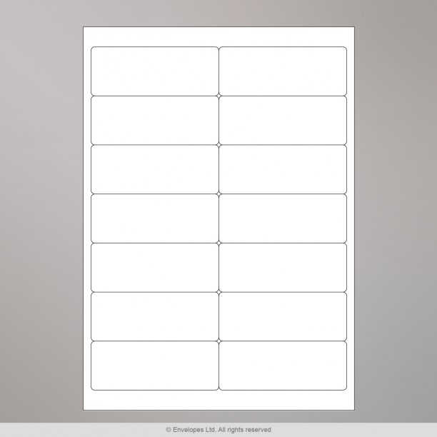 320 Étiquettes Adresse 99,1 X 33,9 Mm - Autocollantes Pour Imprimante Jet D'Encre