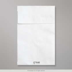 250x176x38 mm Biela obálka s kapacitou Tyvek
