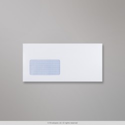 114x235 mm White window envelope