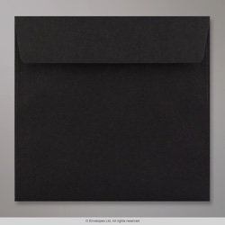 155x155 mm Black Envelope