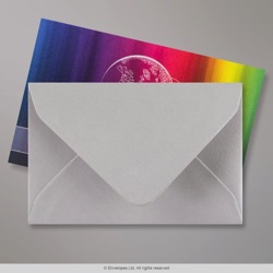 62x94 mm V Flap Light Grey Envelope