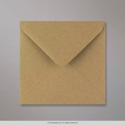 130x130 mm Fleck Kraft  Envelope