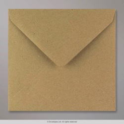 155x155 mm Fleck Kraft  Envelope