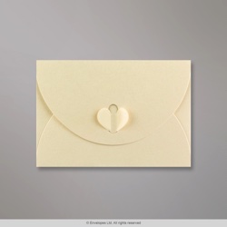 114x162 mm (C6) Šampanská Motýliková Skladaná Obálka 