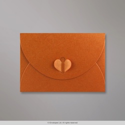 114x162 mm (C6) Medená Motýliková Skladaná Obálka