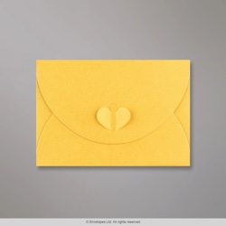 114x162 mm (C6) Zlatožltá Motýliková Skladaná Obálka