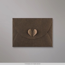 82x113 mm (C7) Bronzová Motýliková Skladaná Obálka