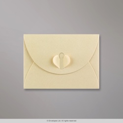 82x113 mm (C7) Šampanská Motýliková Skladaná Obálka 