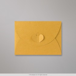 82x113 mm (C7) Zlatá Motýliková Skladaná Obálka 