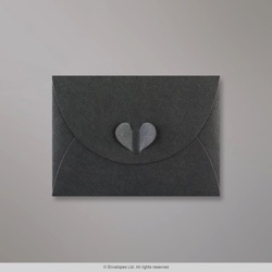 82x113 mm (C7) Anthrazitgrau Schmetterling Briefumschlag