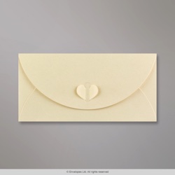 110x220 mm (DL) Šampanská Motýliková Skladaná Obálka 