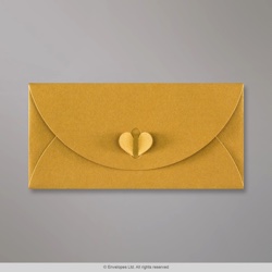 110x220 mm (DL) Zlatá Motýliková Skladaná Obálka 