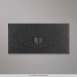 110x220 mm (DL) Brilicovo-šedá Motýliková Skladaná Obálka