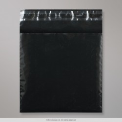 165x165 mm Smooth Bag in Bag Poly Gloss Black Bubble Bag
