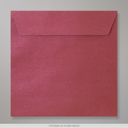 130x130 mm Claret Textured Envelope