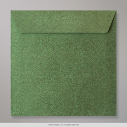 130x130 mm Forest Green Textured Envelope