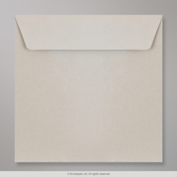155x155 mm Silver Grey Textured Envelope