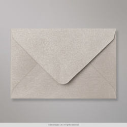 62x94 mm Silver Grey Textured Envelope