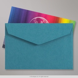 62x94 mm Blue V-flap Peel & Seal Envelope