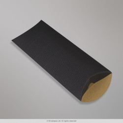 220x110+30 mm (DL) caixa almofada com Ondulação - preto