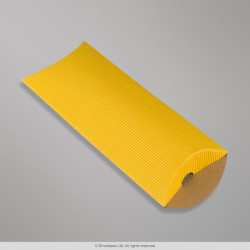 220x110+30 mm (DL) Zlatá vlnitá krabica v tvare vankúša