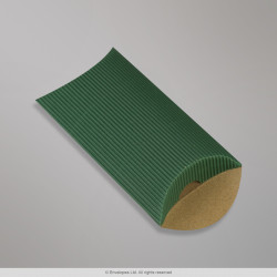 113x81+30 mm caixa almofada com Ondula&ccedil;&atilde;o - verde
